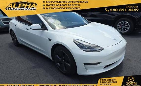 TESLA MODEL 3 2021 5YJ3E1EAXMF028210 image